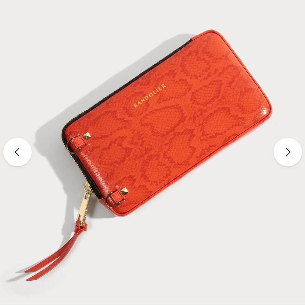 Bandolier iPhone 16 Pro Max Lily Duet Crossbody/Wristlet Set + Expanded Pouch - Picture 5 of 15
